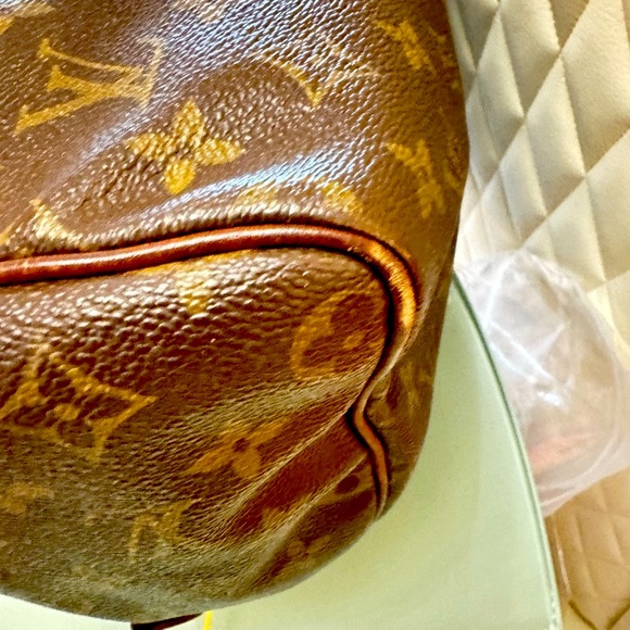 Authentic Louis Vuitton Monogram Speedy 30 Hand Boston Bag  Preowned - Picture 7 of 16
